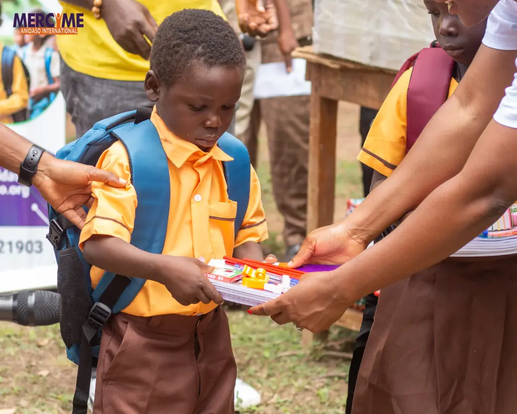 Providing school supplies to support teaching and learning